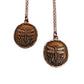 MergingMetals - Stillwater Dragonfly Antique Copper Medallion Necklace