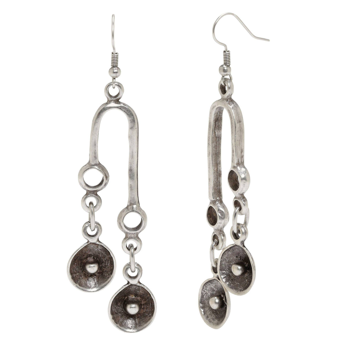Chanour - Handmade Pewter Earrings