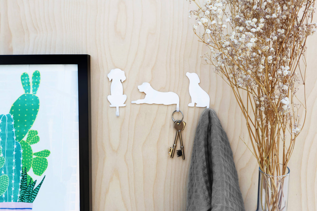 SUCK UK Ltd - USA - Dog Wall Hooks – Hang your stuff on their tails