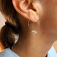 YedOmi Jewelry - Blooming Hoops- Xtra Small: Oxidized Sterling Silver