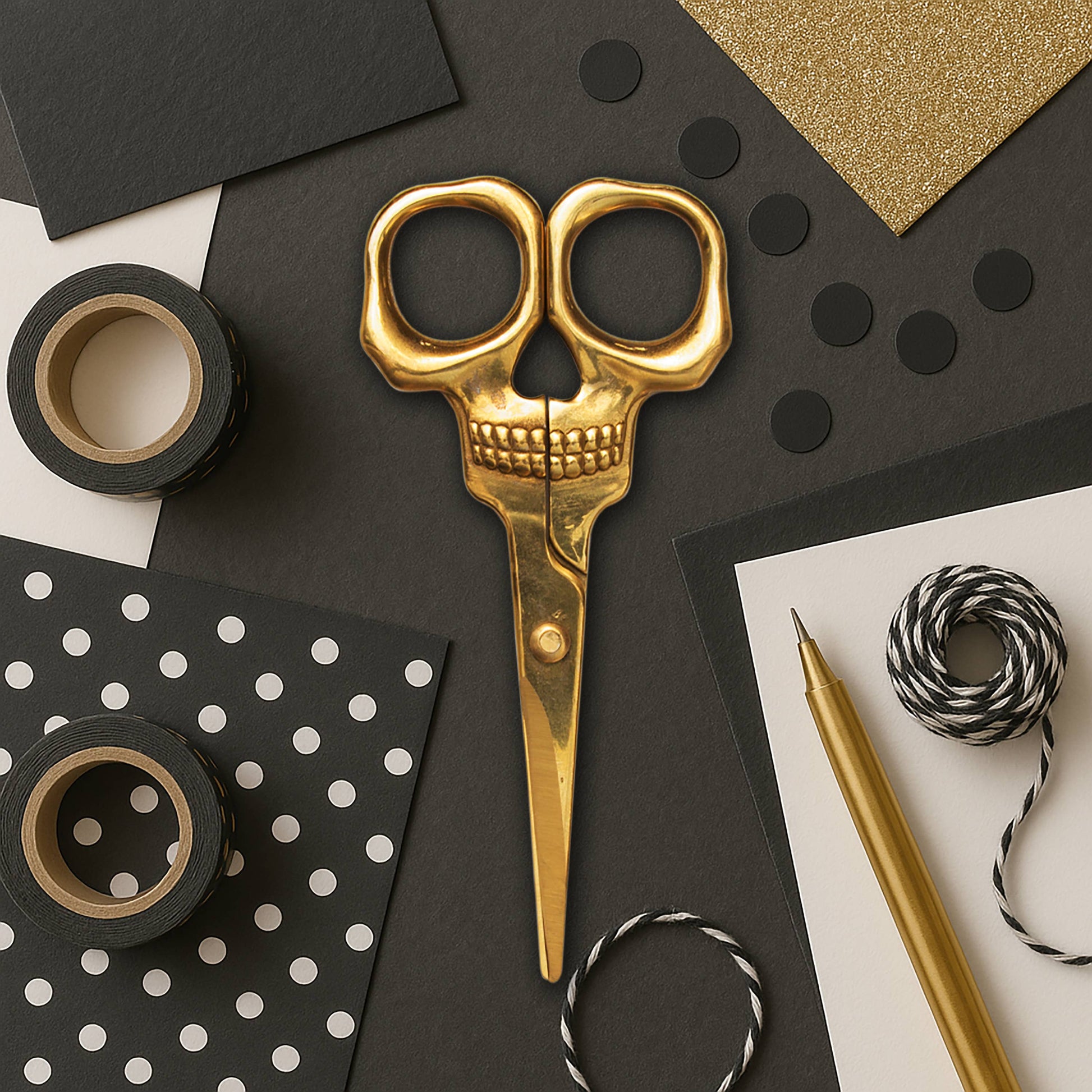 SUCK UK Ltd - USA - Skull Scissors - Dead sharp, finest quality scissors