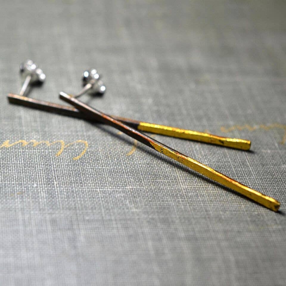 Metamorphosis Metals/Sonya Coulson Rook and Jackey Rook - Long Steel & Gold Sticks