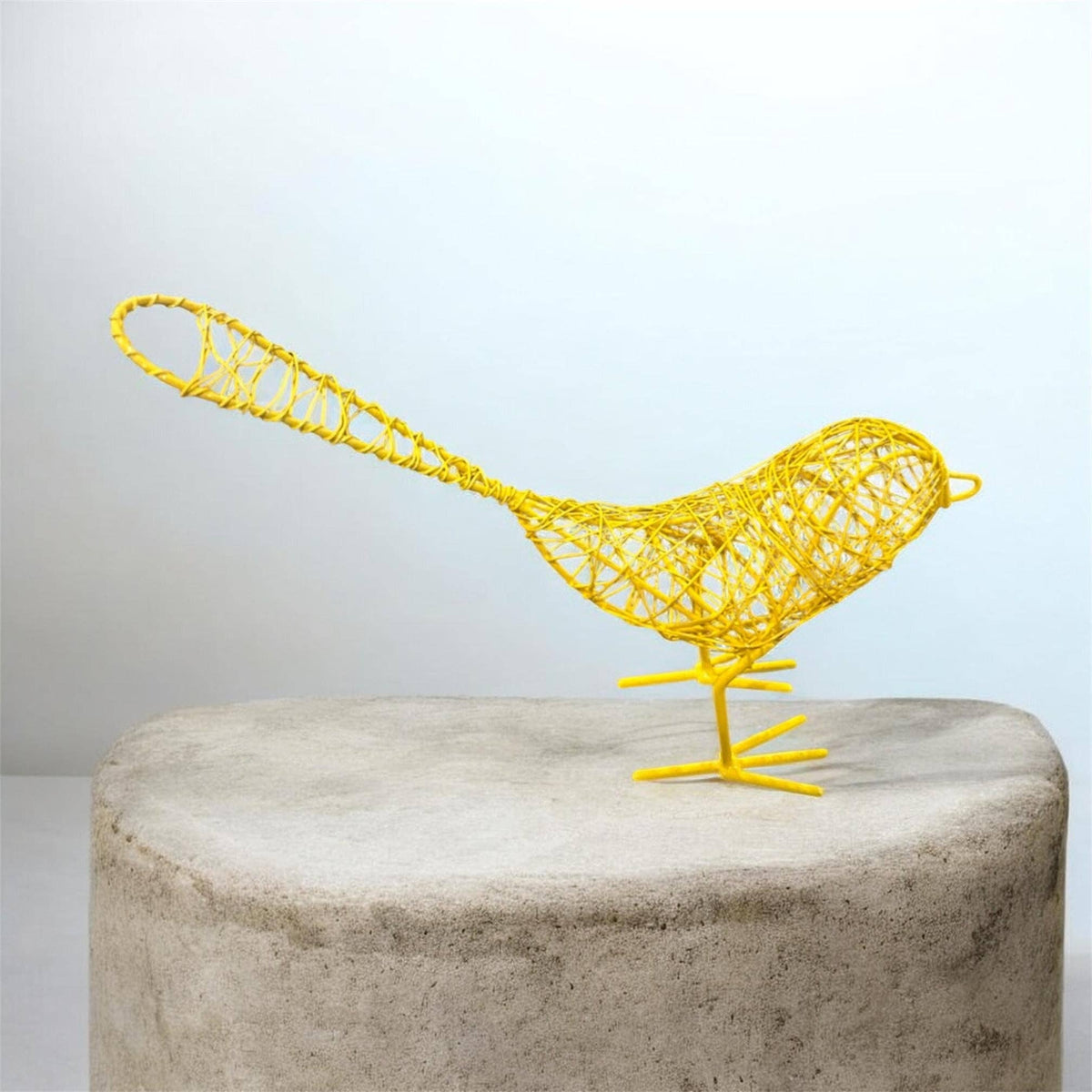 Hopes Unlimited - Wire Bird Small: Yellow