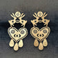 Gulushu - Dancing Hares on Hearts, Earrings