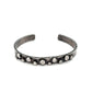 Lisa Colby: Heavy Cuff Bracelet with Planished Discs