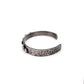 Lisa Colby: Heavy Cuff Bracelet with Planished Discs