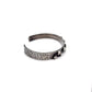 Lisa Colby: Heavy Cuff Bracelet with Planished Discs