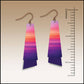 Illustrated Light & DC Designs - Sunset Beach Flutter Multilayer Earrings