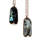 MergingMetals - Labradorite Carved Cicada Necklace