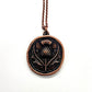 MergingMetals - Thistle Necklace - Antique Copper