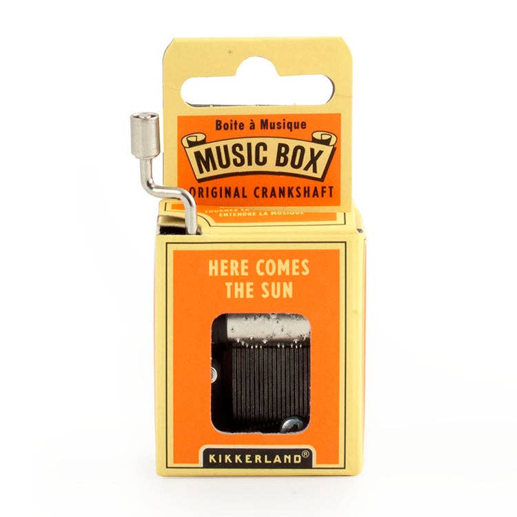 Kikkerland Design Inc - Here Comes The Sun Crank Music Box