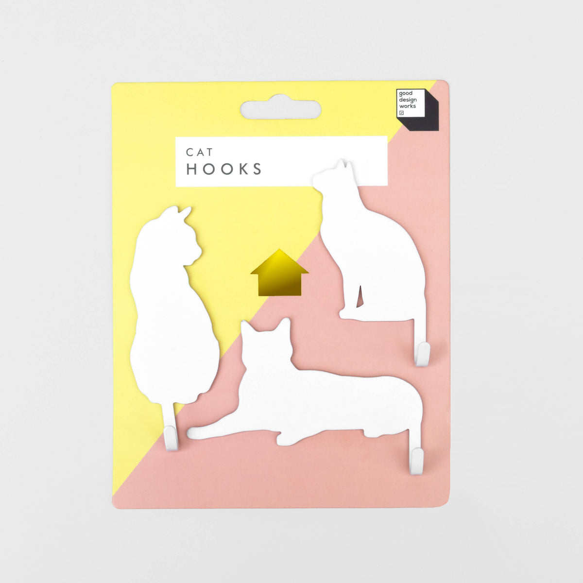 SUCK UK Ltd - USA - Cat Wall Hooks – Hang your stuff on their tails