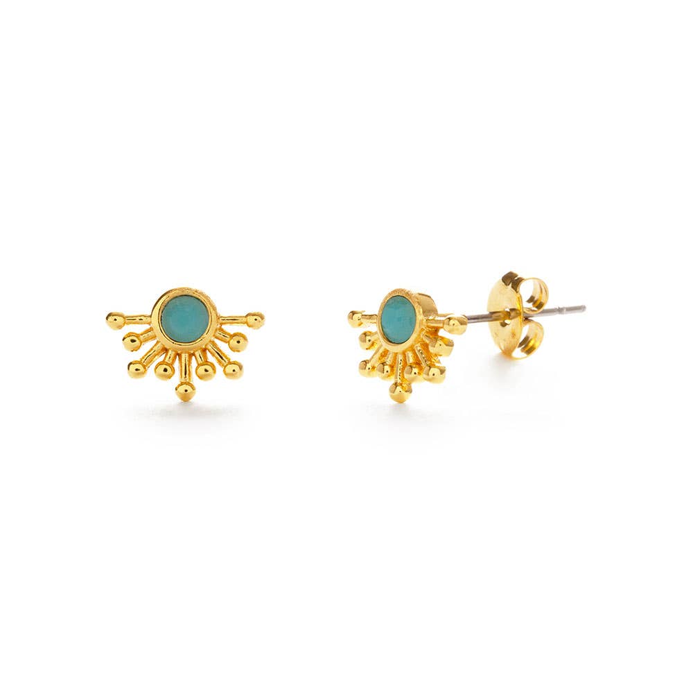 Amano Studio - Rays of Light Stud Earrings: Crystal