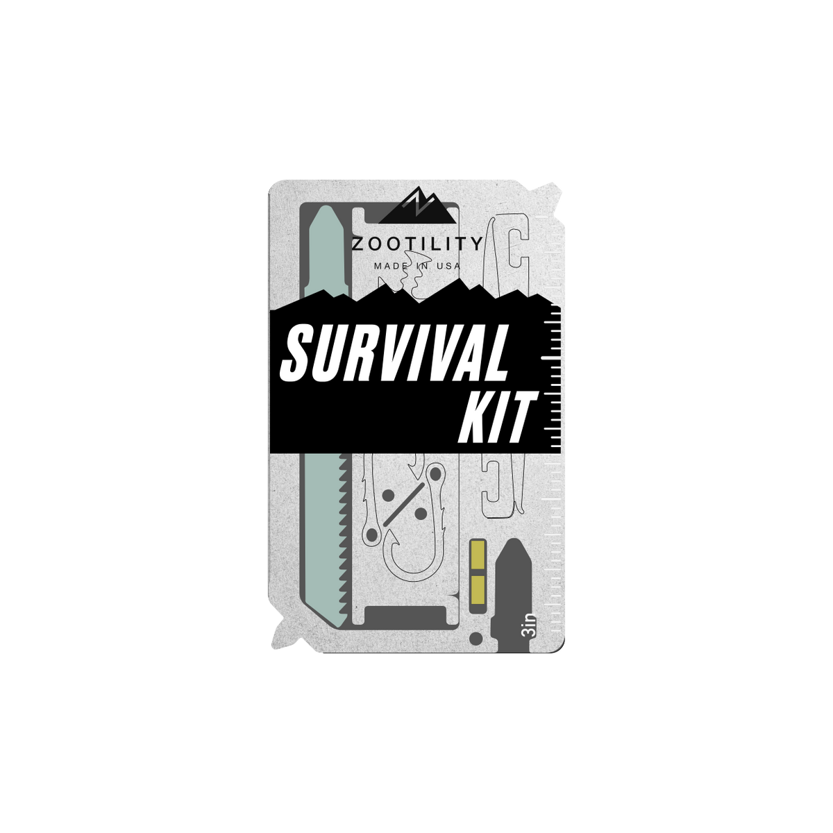 Zootility - Wilderness Survival Kit
