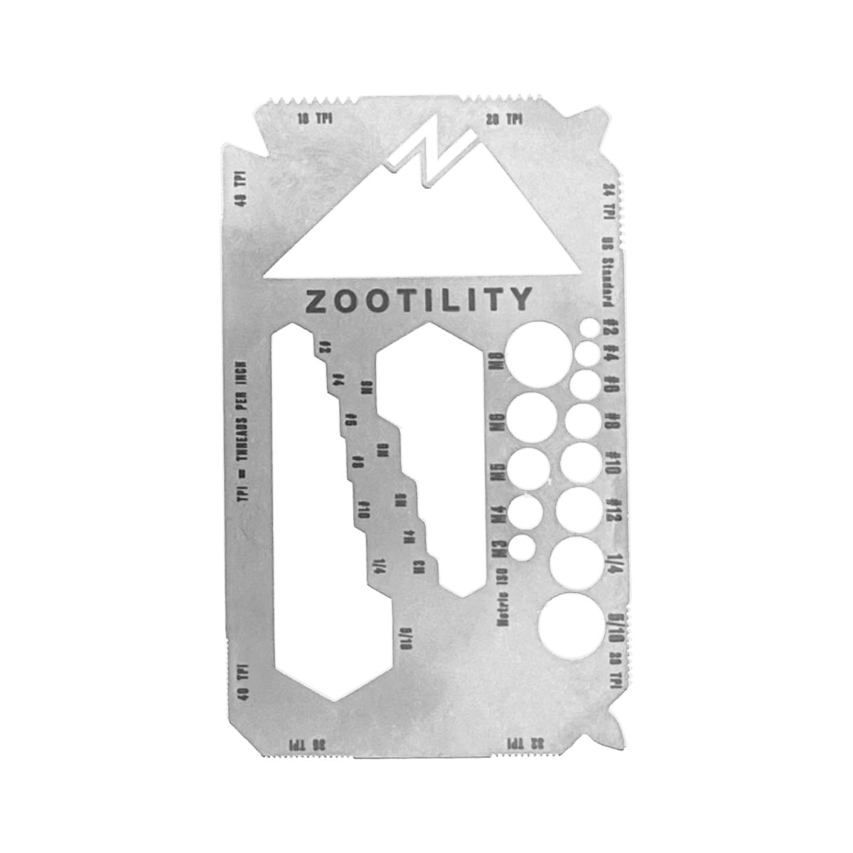 Zootility - Engineering 39-in-1 Credit Card Multi-Tool