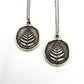 MergingMetals - Woodland Fern Pendant Necklace – Silver Forest Medallion