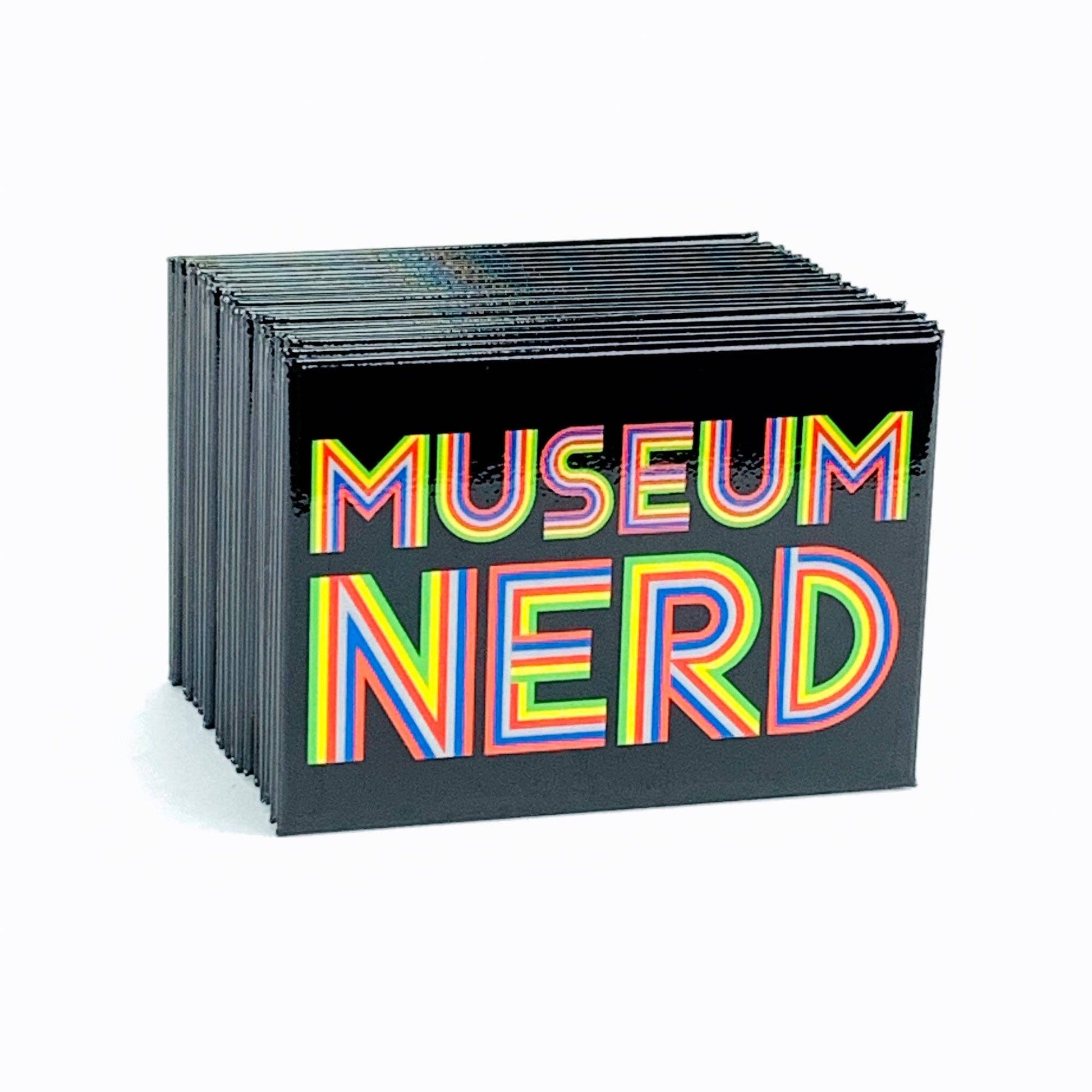 Museum Nerd Classic Black Magnet