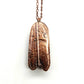 MergingMetals - Labradorite Carved Cicada Necklace