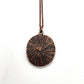 MergingMetals - Thistle Necklace - Antique Copper