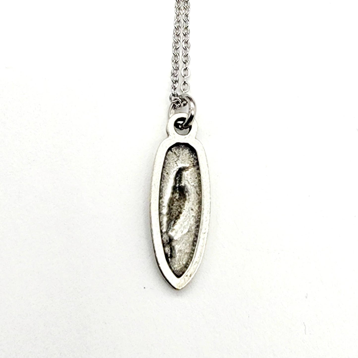 MergingMetals - Antique Silver Whispering Raven Pendant Necklace