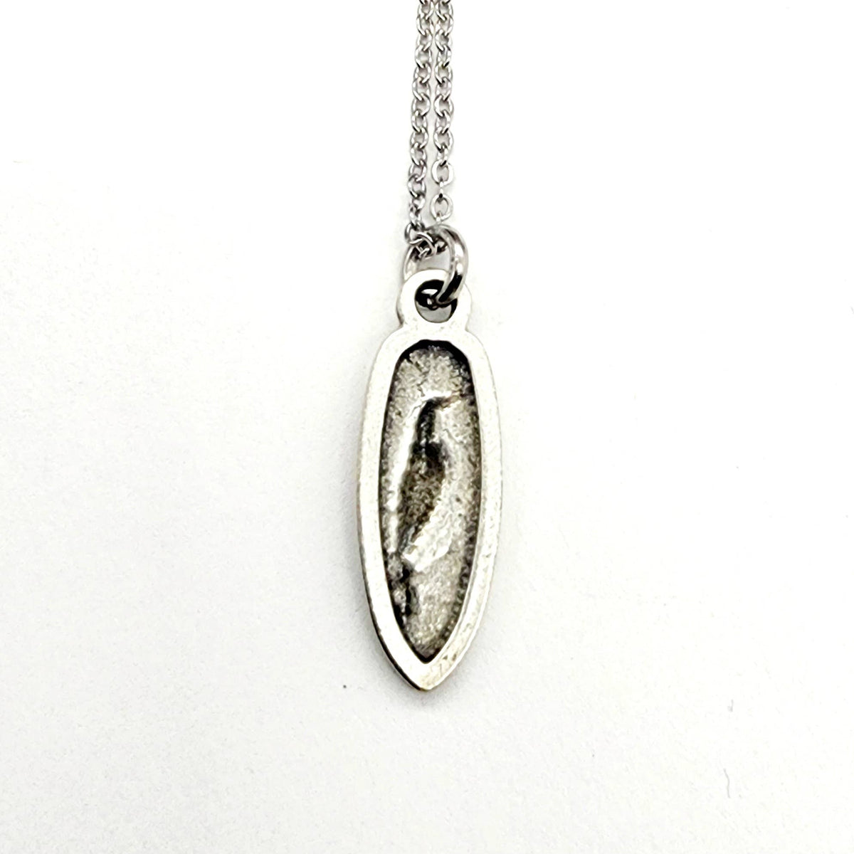 MergingMetals - Antique Silver Whispering Raven Pendant Necklace