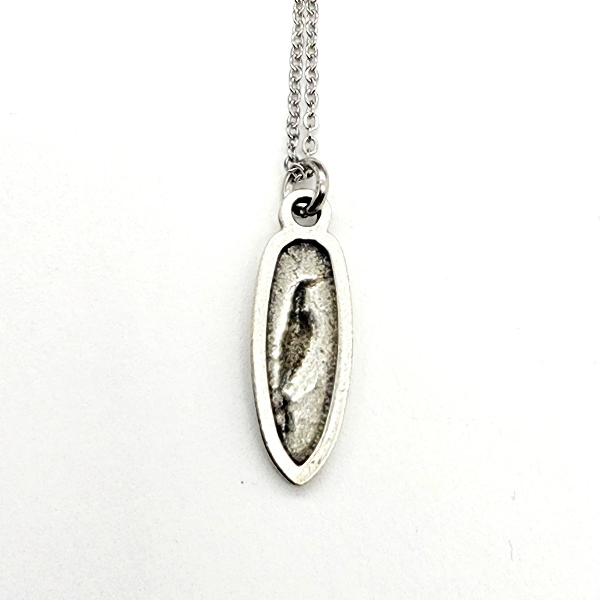 MergingMetals - Antique Silver Whispering Raven Pendant Necklace