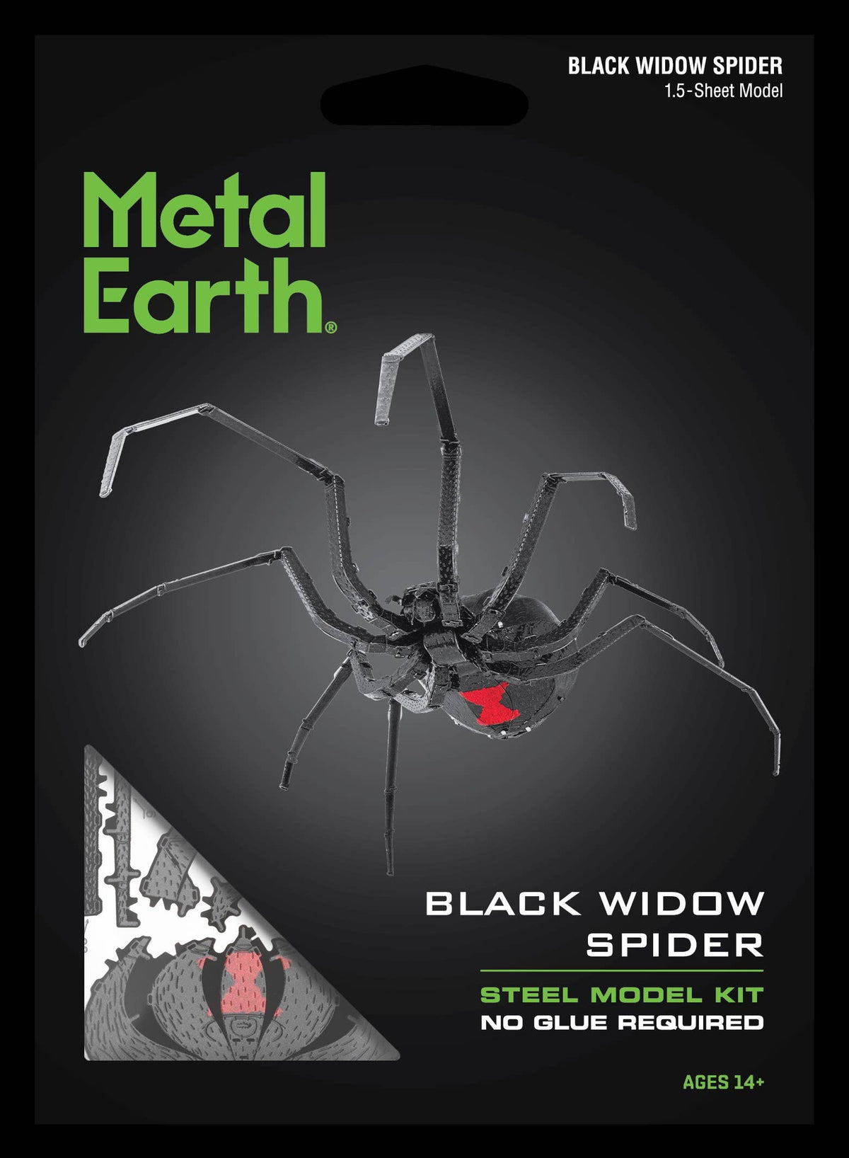 Metal Earth - Black Widow Spider Metal Earth