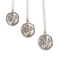 MergingMetals - Antique Silver Lily of the Valley Medallion Necklace