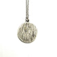 MergingMetals - Sunlit Bloom Pendant Necklace – Silver Sunflower Medallion