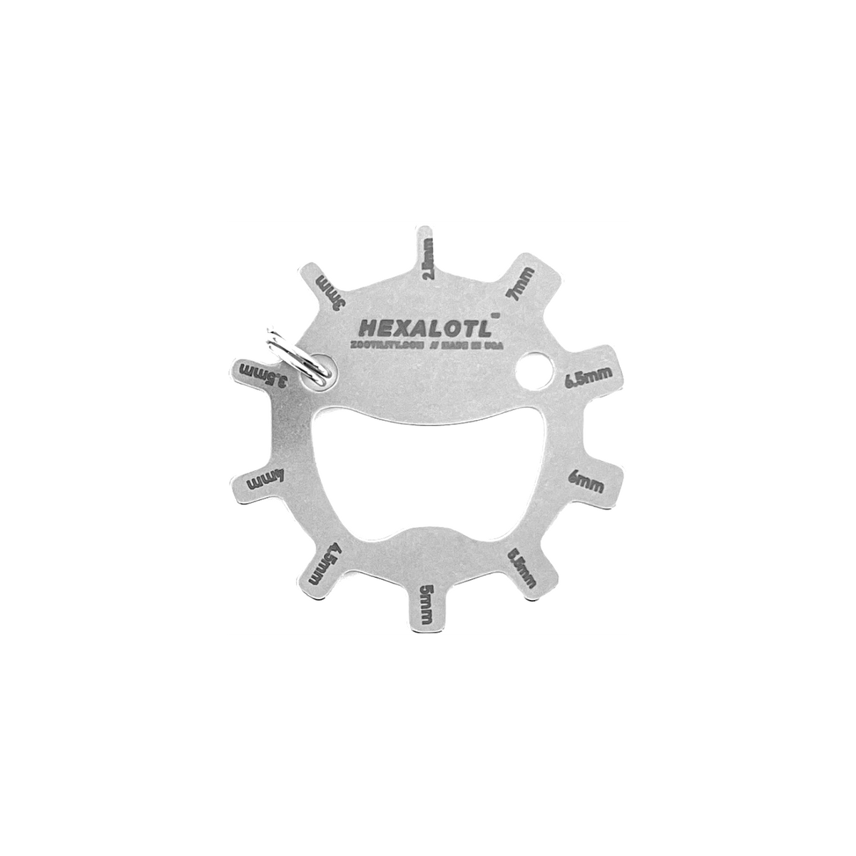 Zootility - Hexalotl™ 11-in-1 Hex-Key Set: Metric