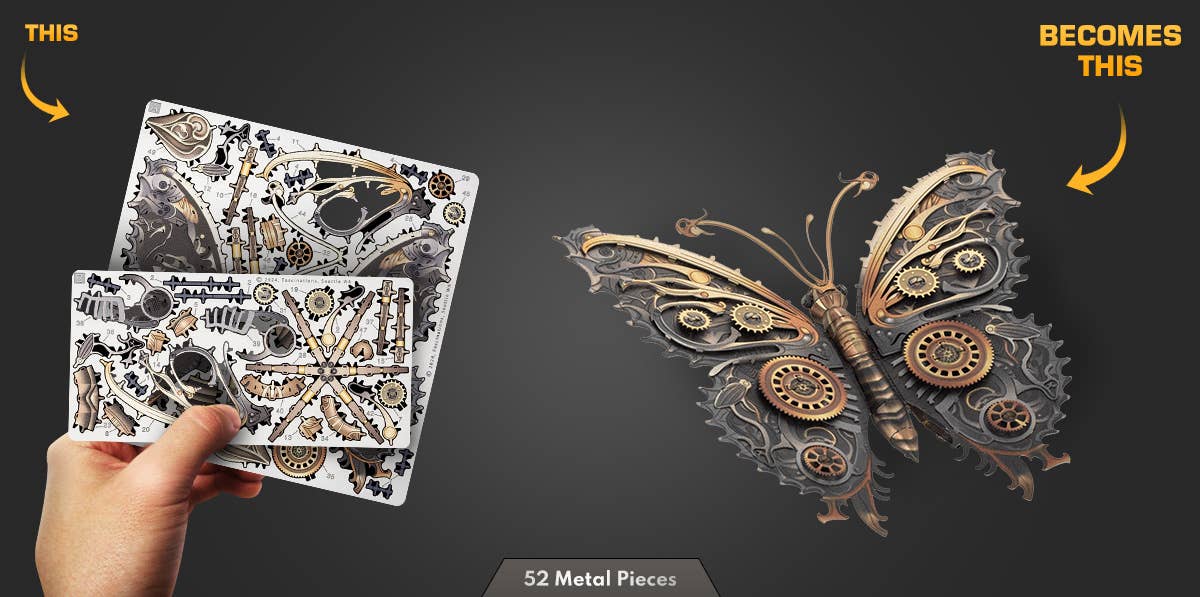 Metal Earth - Steampunk Butterfly