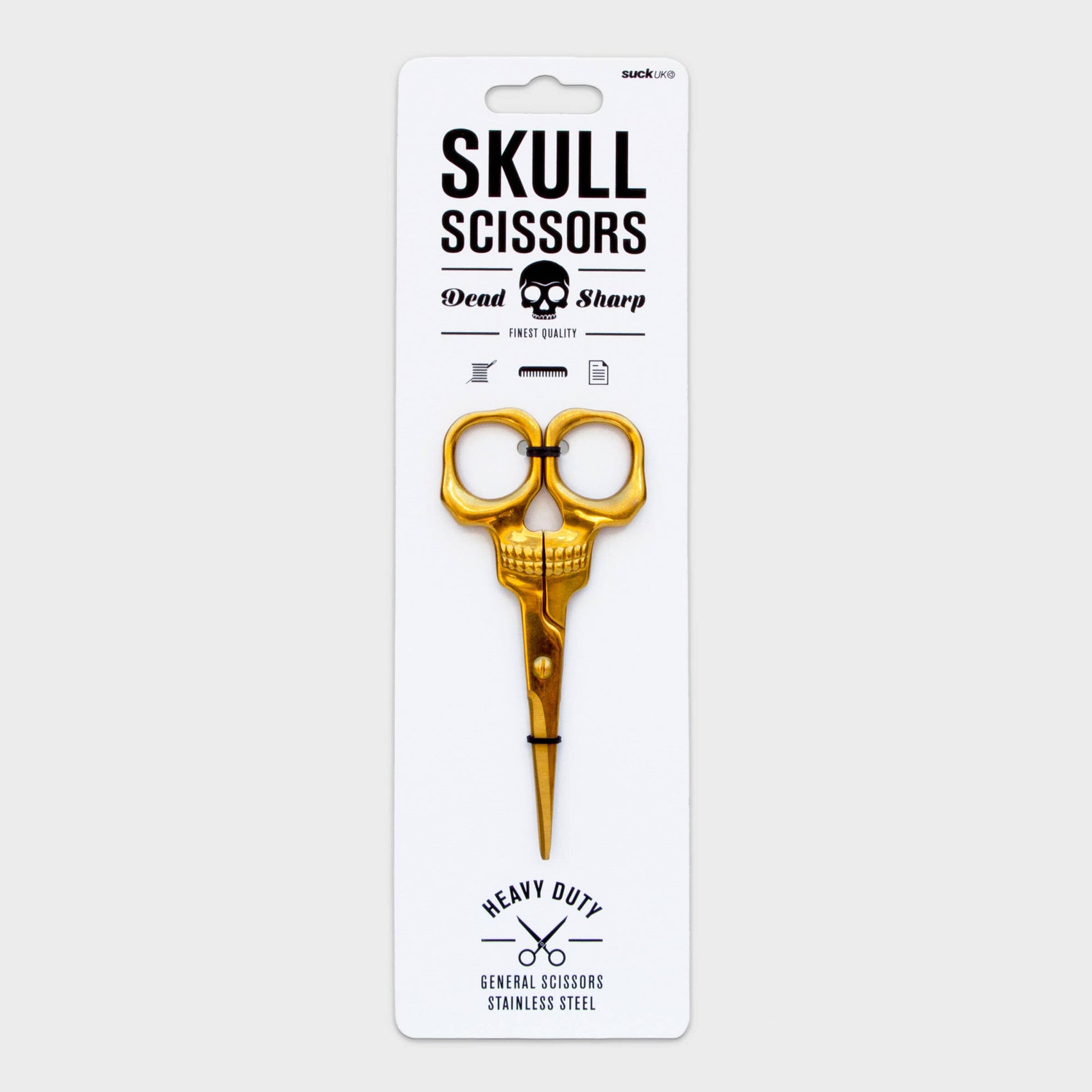 SUCK UK Ltd - USA - Skull Scissors - Dead sharp, finest quality scissors