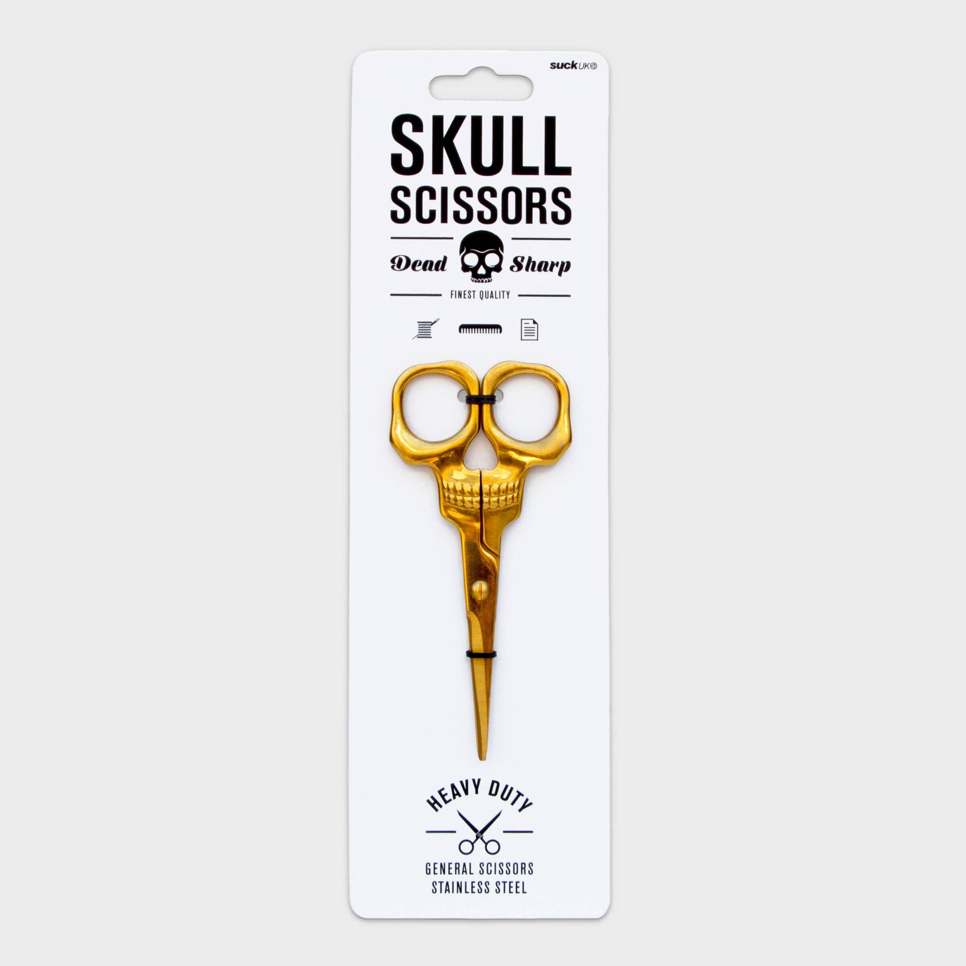 SUCK UK Ltd - USA - Skull Scissors - Dead sharp, finest quality scissors