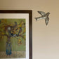 Haiti Fair Trade~ It's Cactus - 7" Small Metal Bird