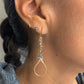 YedOmi Jewelry - Labradorite Tear Duster Earrings: Sterling Silver