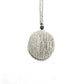 MergingMetals - Antique Silver Lily of the Valley Medallion Necklace