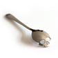 SUCK UK Ltd - USA - Skull Sugar-Spoon - Stainless steel teaspoon with cut-outs: Silver