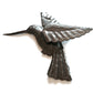 Haiti Fair Trade~ It's Cactus - 6" Set of 2 Hummingbirds, 3D Wings, Home Garden Accent