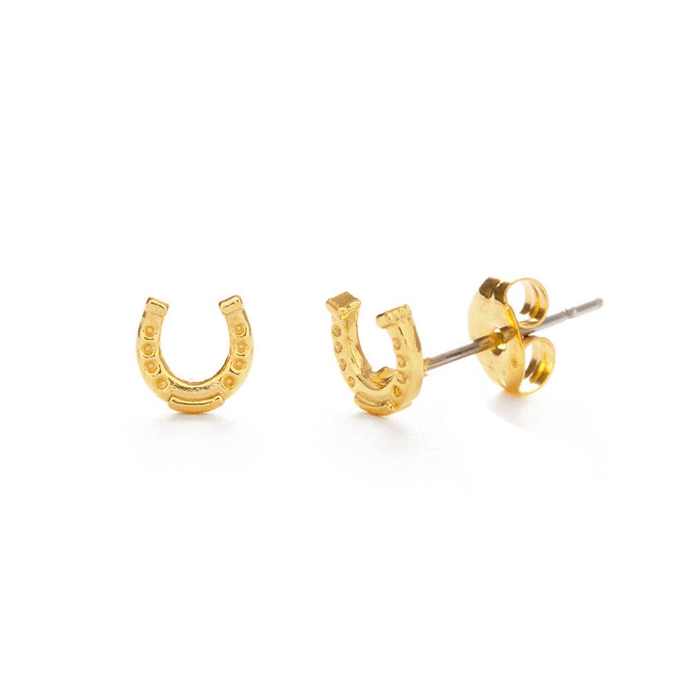 Amano Studio - Tiny Horseshoe Stud Earrings