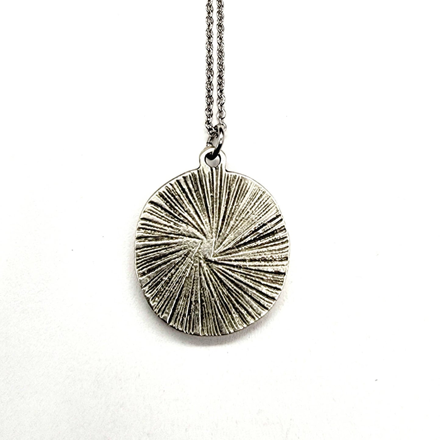 MergingMetals - Thistle Necklace - Antique Silver