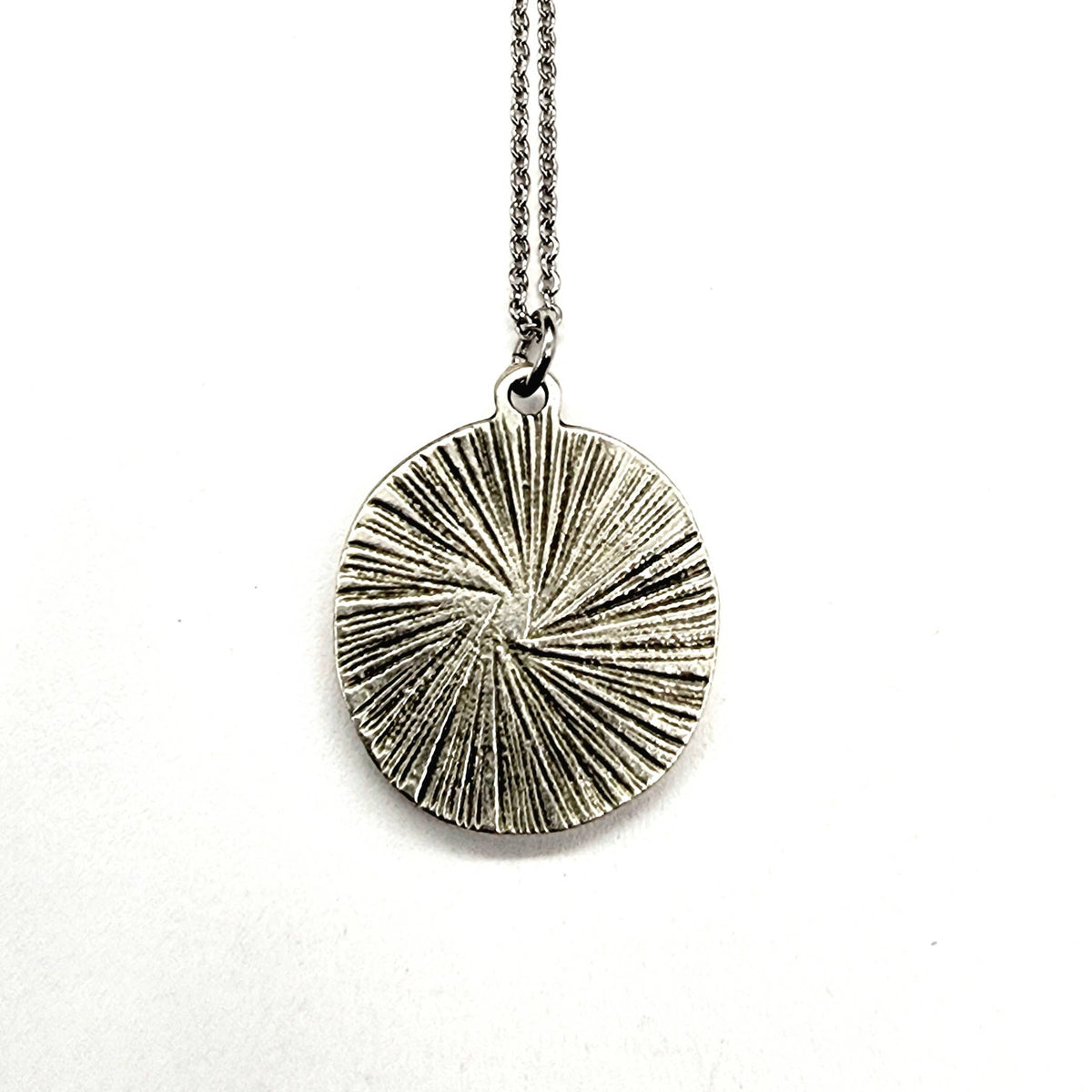 MergingMetals - Thistle Necklace - Antique Silver