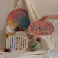 Roomytown Inc - Scalloped Enamel Tray - Festival of Flowers