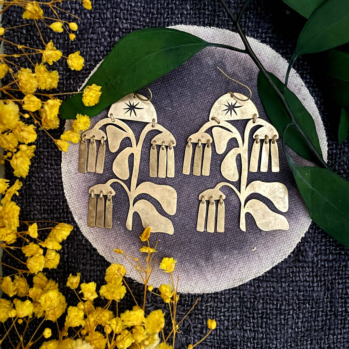 Gulushu - Willow Bloom Earrings
