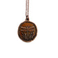 MergingMetals - Stillwater Dragonfly Antique Copper Medallion Necklace