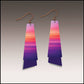 Illustrated Light & DC Designs - Sunset Beach Flutter Multilayer Earrings