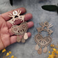 Gulushu - Dancing Hares on Hearts, Earrings