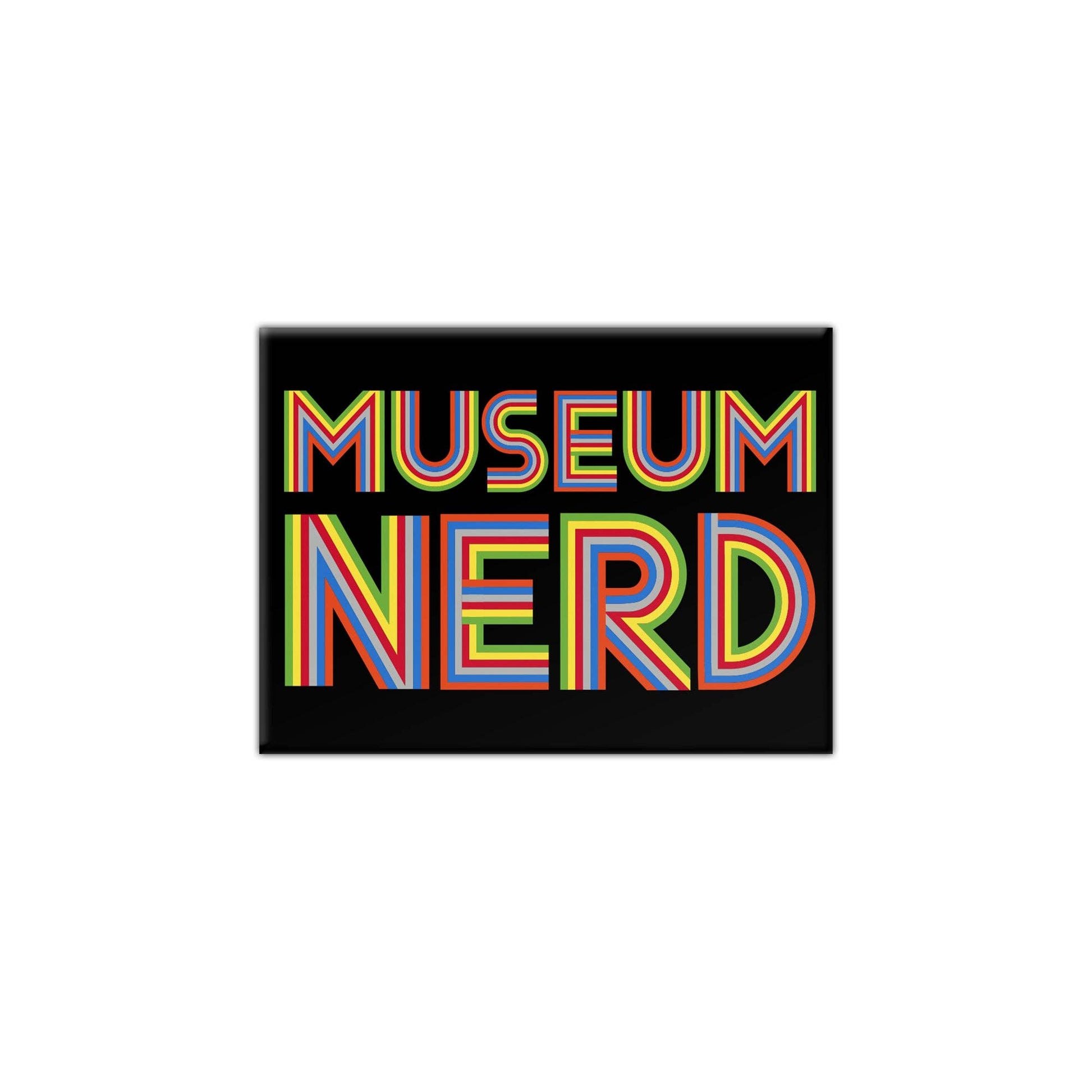 Museum Nerd Classic Black Magnet