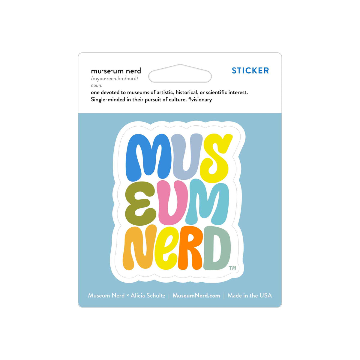 Museum Nerd x Alicia Schultz Sticker