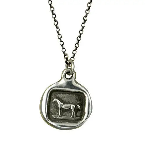 Plum And Posey: Horse Wax Seal Necklace