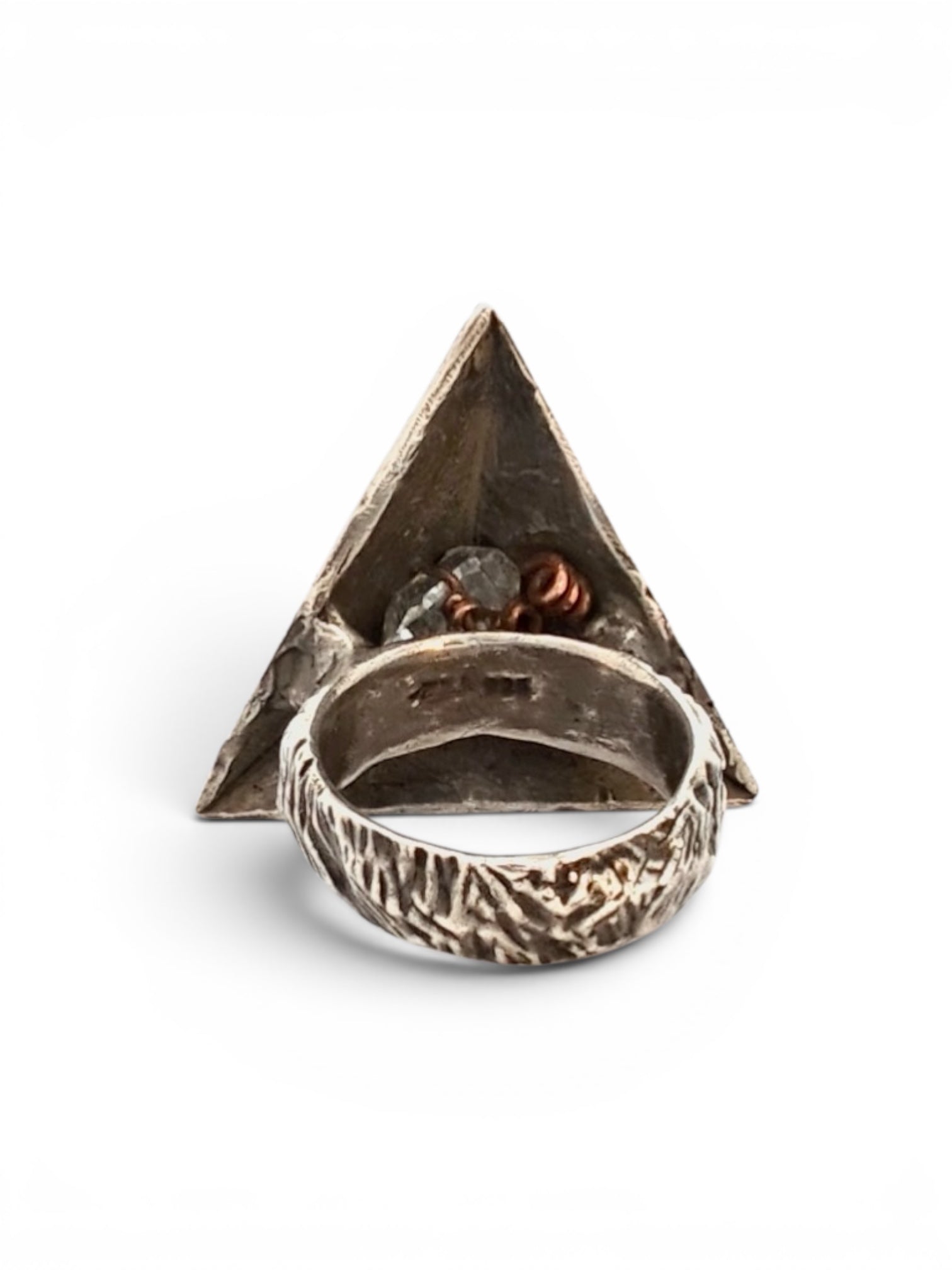 Zula: Ancient Future Ring, sterling silver. size 8.75
